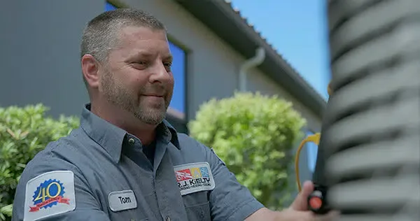 R.J. Kielty HVAC installation